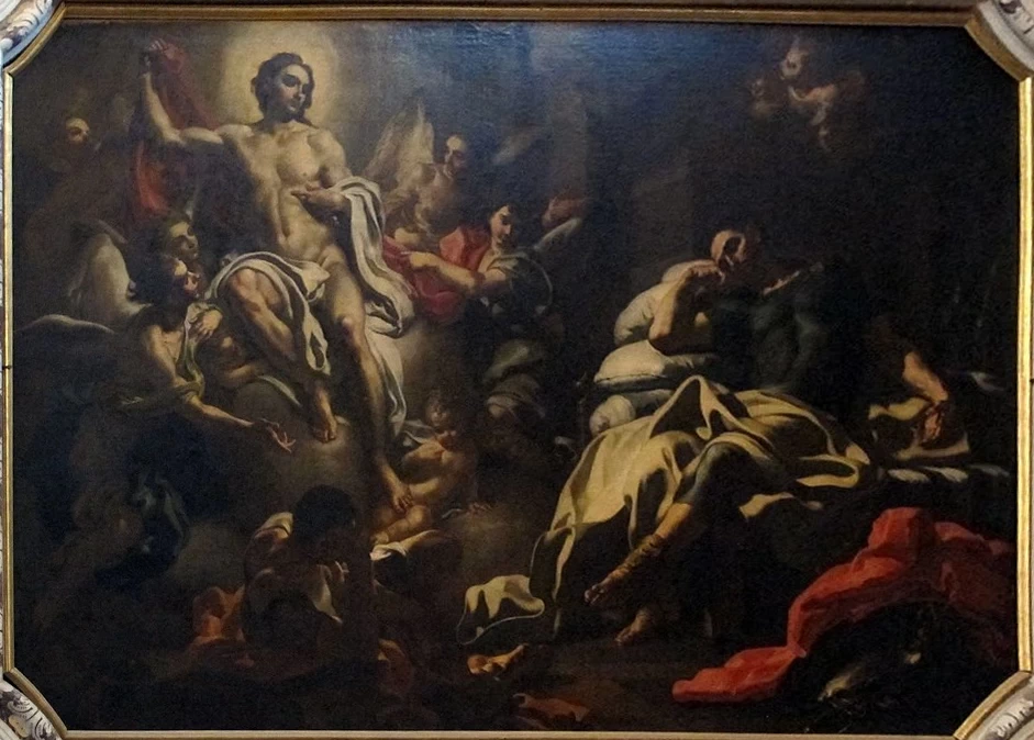 S. Martino, chiesa, Cristo appare a san Martino